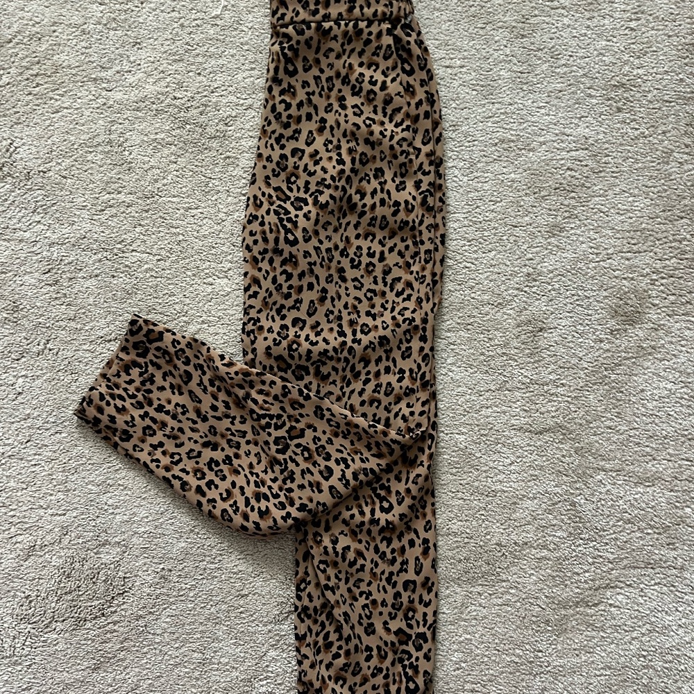 J Crew Jamie Pant- Leopard- Size 2